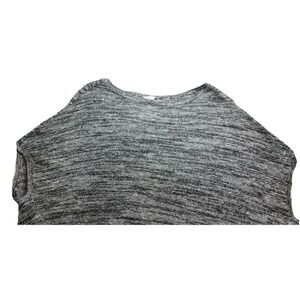 J. Jill Pure Jill Textured Short Sleeve Sweater XL Tall Blue Cotton Linen